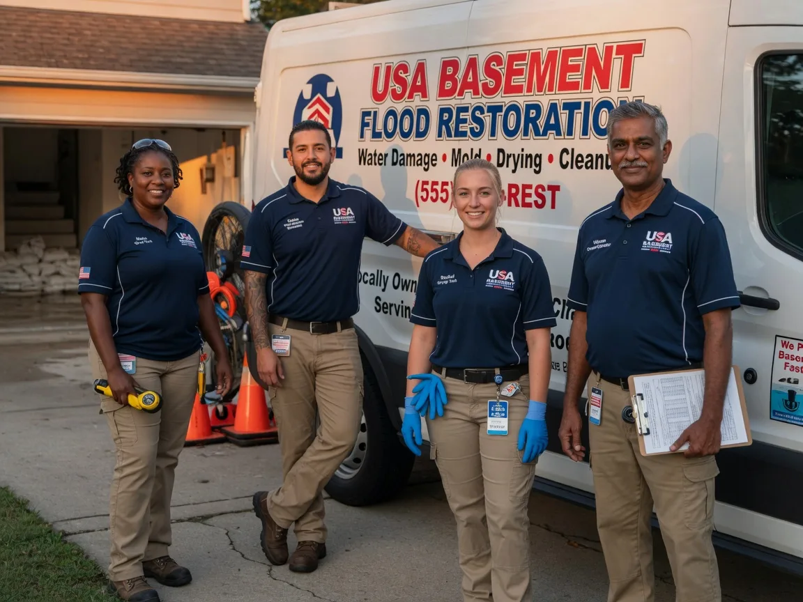 Basement Flood Cleanup company in Grissom Arb, IN